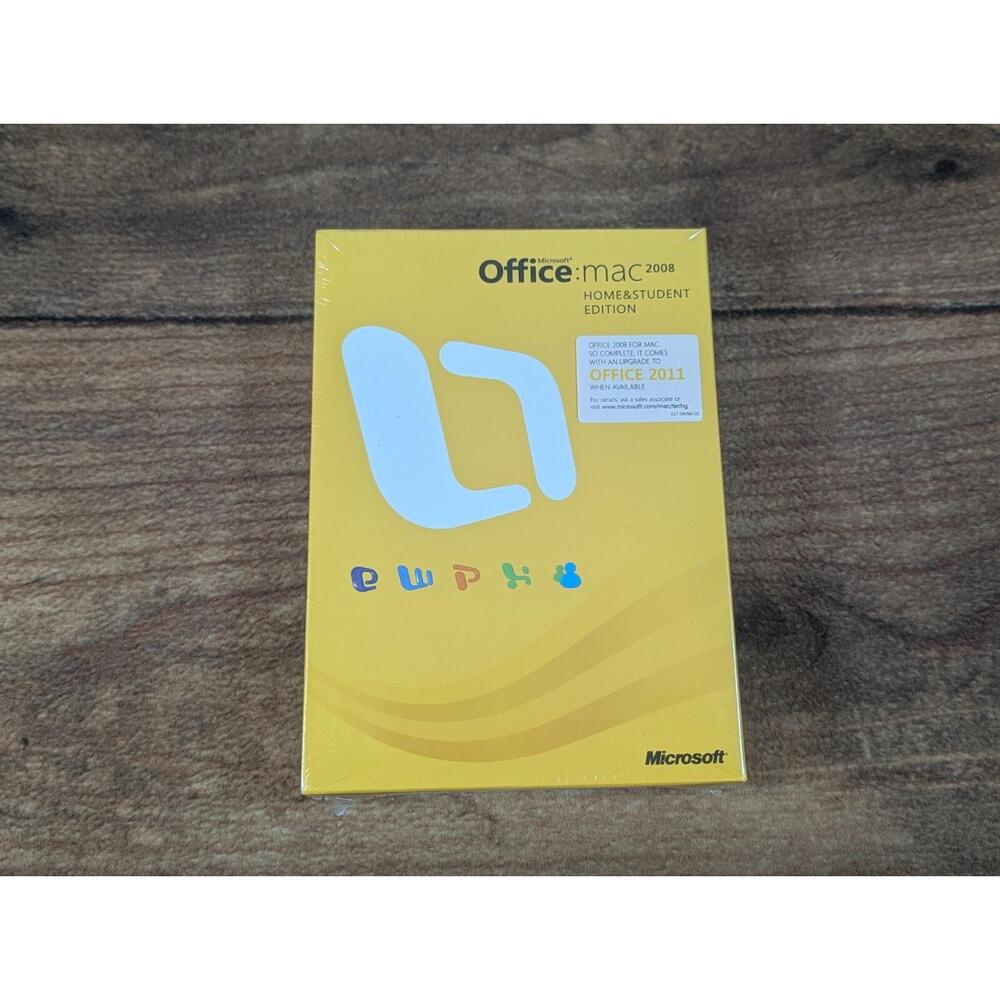 Microsoft MS Office Mac 2008 Home Student Not‎ compatible w/ OS X 10.11 or Later